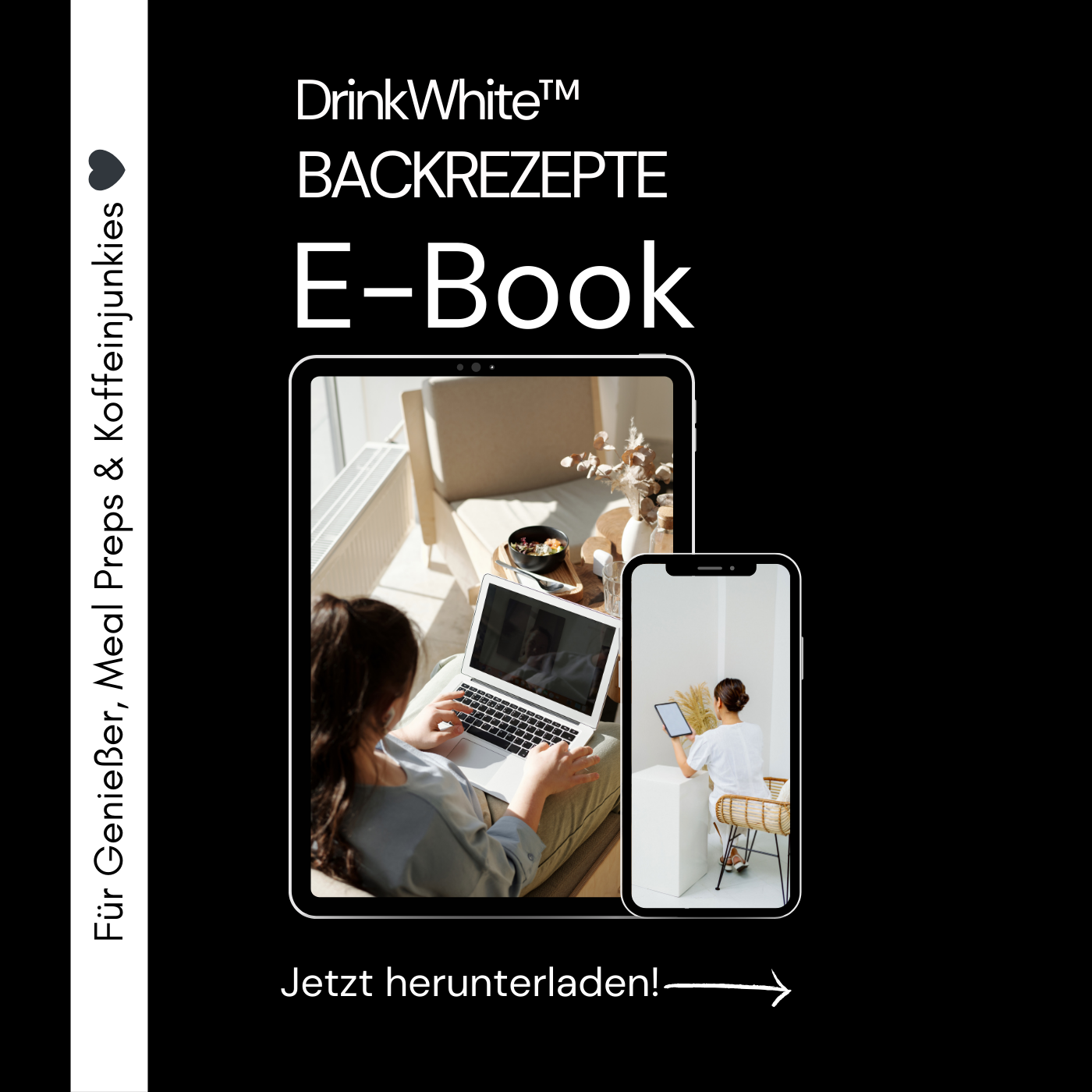 DrinkWhite™ Rezeptbuch - 23 Backrezepte [ebook]