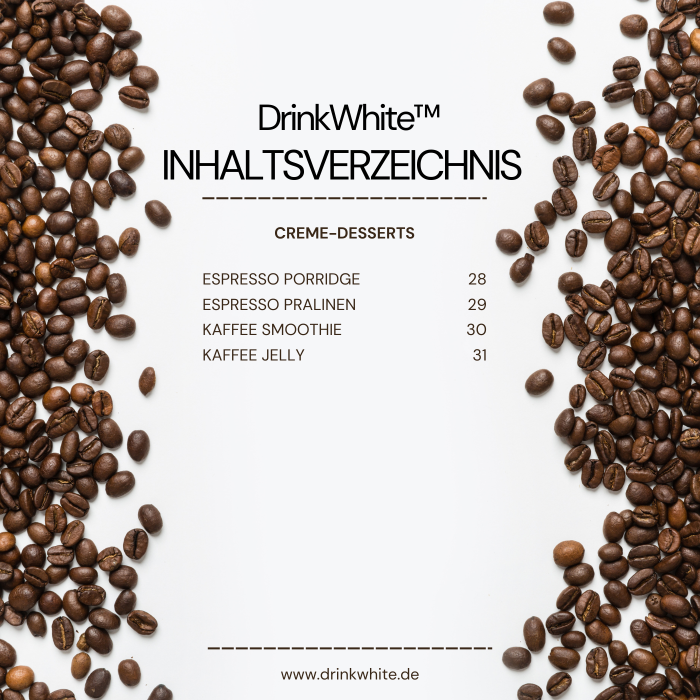 DrinkWhite™ Rezeptbuch - 23 Backrezepte [ebook]